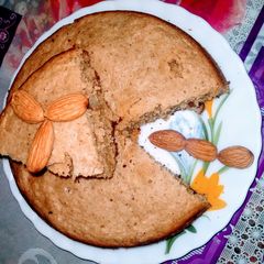 Oats banana cake A picture of Oats banana cake.