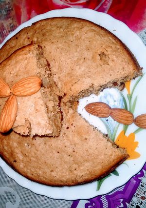 A picture of Oats banana cake.