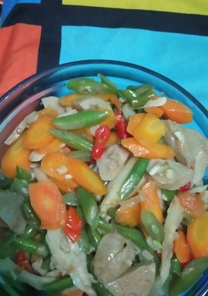 Foto resep Oseng2 buncis wortel dan jamur