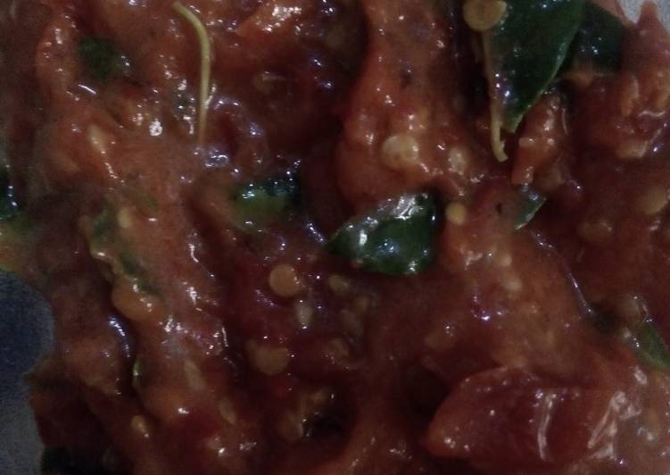 Resep Sambal tomat daun jeruk yang Lezat Sekali