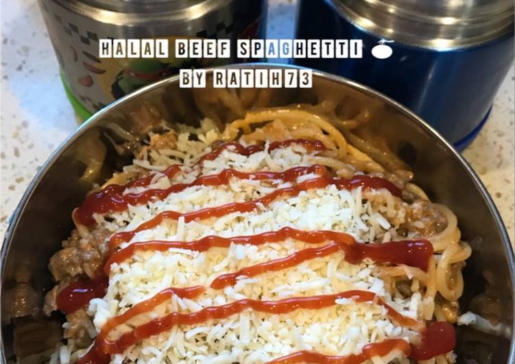 Halal Beef Spaghetti Bekal Anak
