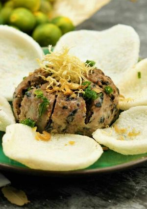 Hình của món Chả đùm.