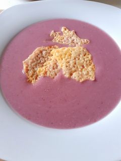 💜Lilakáposzta krémleves💜 recept fotója