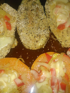 Una foto de Milanesas de berenjenas al horno versión saludable