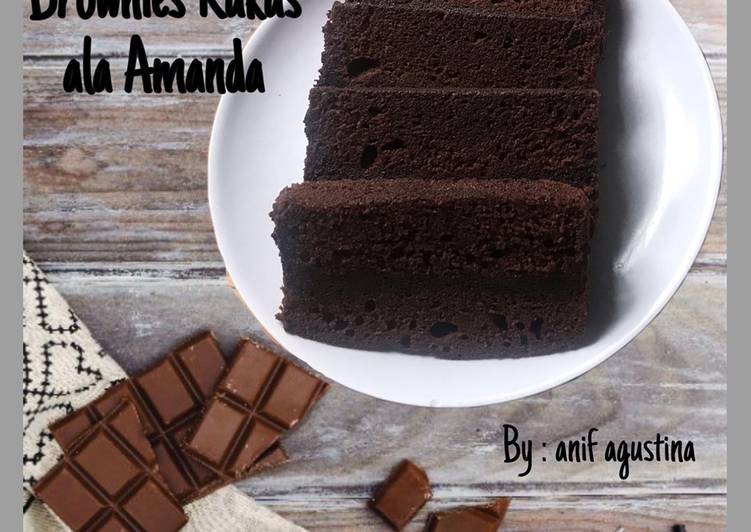 Bagaimana Membuat Brownies Kukus ala Amanda, Enak Banget