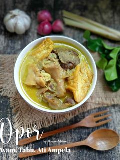 Foto resep Opor Ayam, Tahu, Ati Ampela