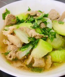 canh gầu bò