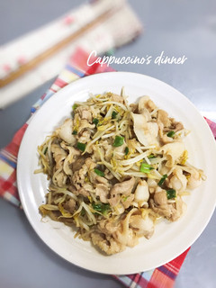 奶香肉肉炒豆芽 的食譜成品照片