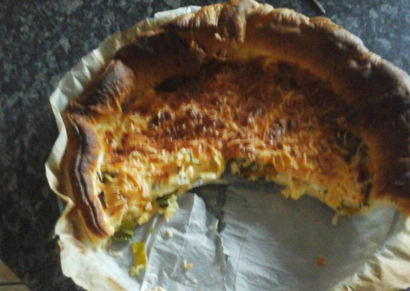 Flamiche au poireaux