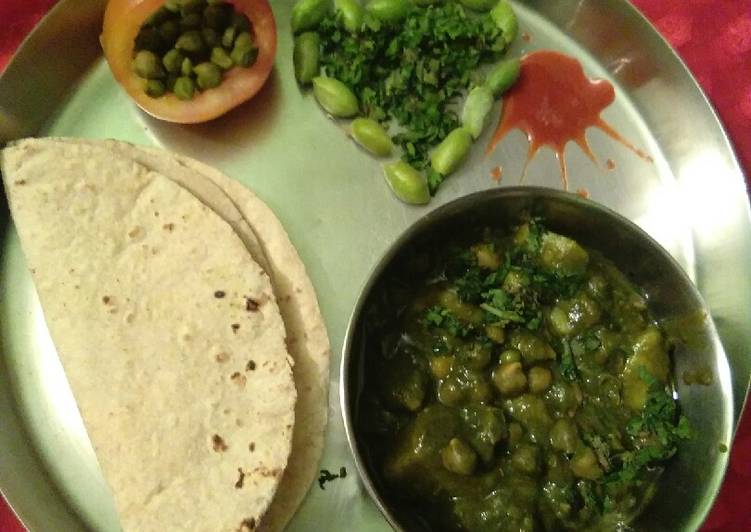 Recipe of Ultimate Hara bhara hare chane ki sabji