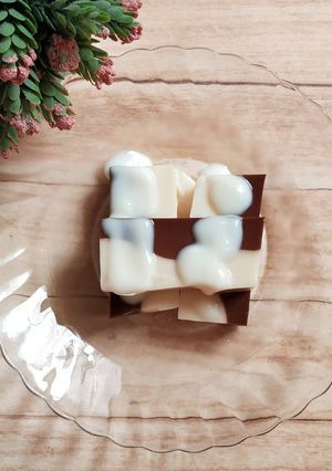 Foto resep Pudding lapis coklat keju