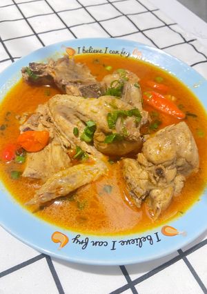 Foto resep Gulai Ayam Bumbu Instan