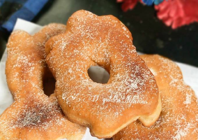 Bagaimana Membuat Amoebic shape doughnut Anti Gagal