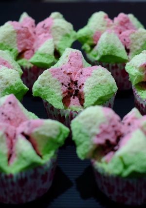 Foto resep Bolu kukus mekar semangka