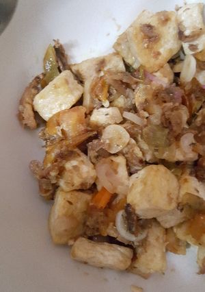 Foto resep Oseng tahu ikan pindang