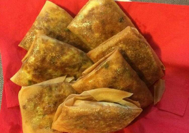 Martabak kulit lumpia isi sayuran