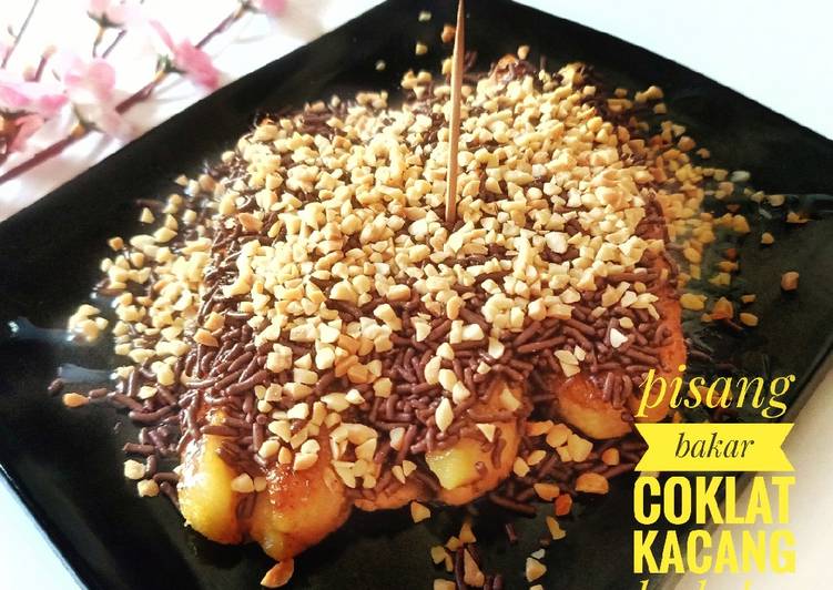 Cara Memasak Cepat Pisang bakar coklat kacang Lezat Mantap