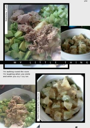 Foto resep Fruits Salad and Tua Chunks