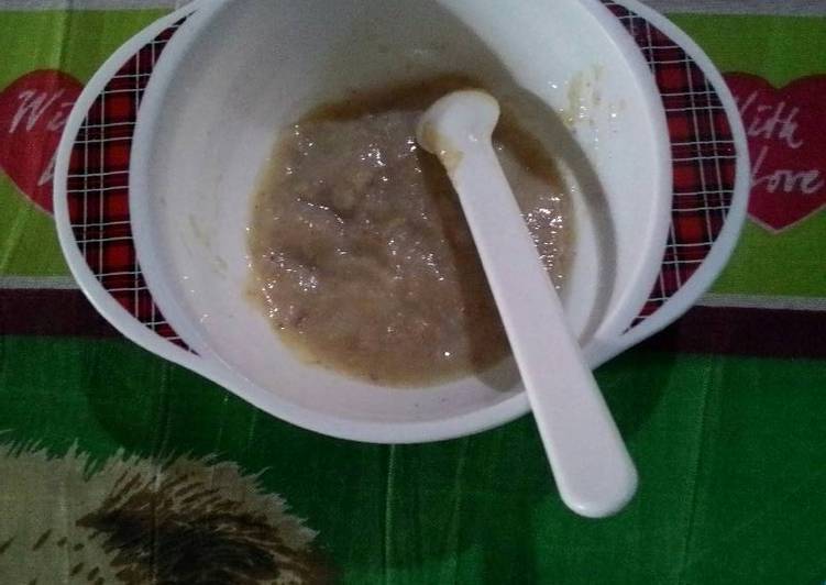 Resep MPASI-Bubur nasi+wortel+ati ayam, Bisa Manjain Lidah