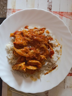 Una foto de Pavo al curry