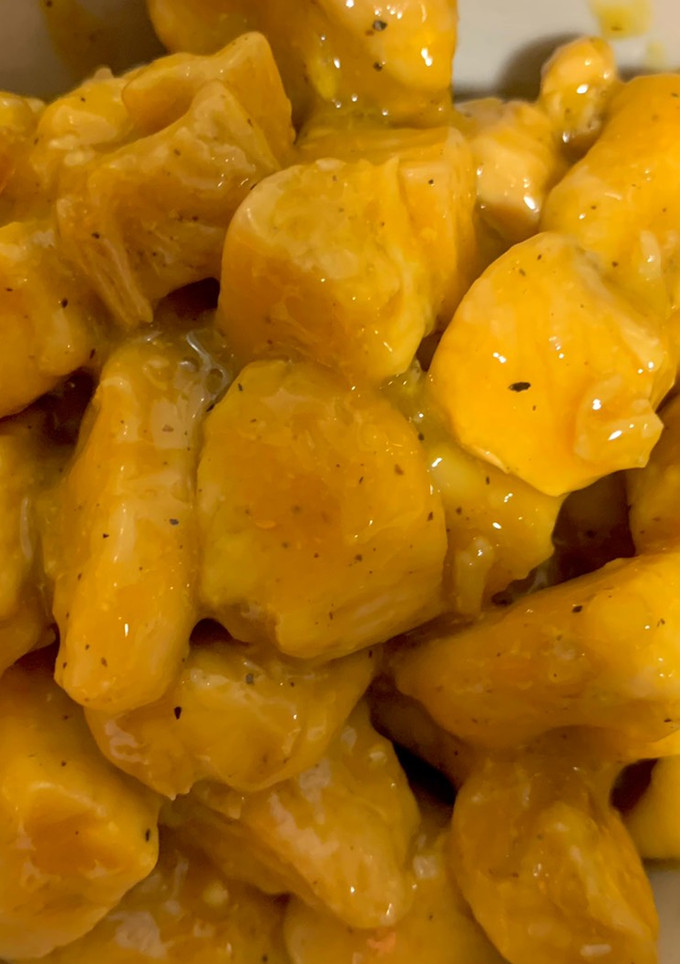 Una foto de Pollo a la naranja