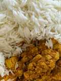 Tofu Marinato con Riso Basmati
