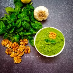 A picture of Basil Walnut Pesto.