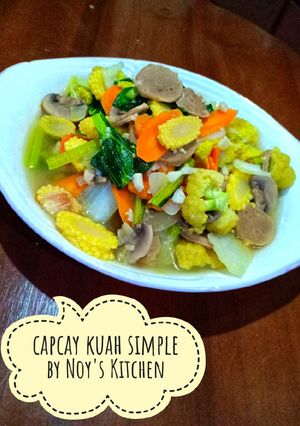 Foto resep Capcay kuah simple