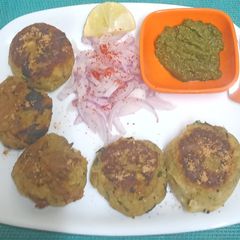 Gas O grill Suran Chana Dal Kebab A picture of Gas O grill Suran Chana Dal Kebab.