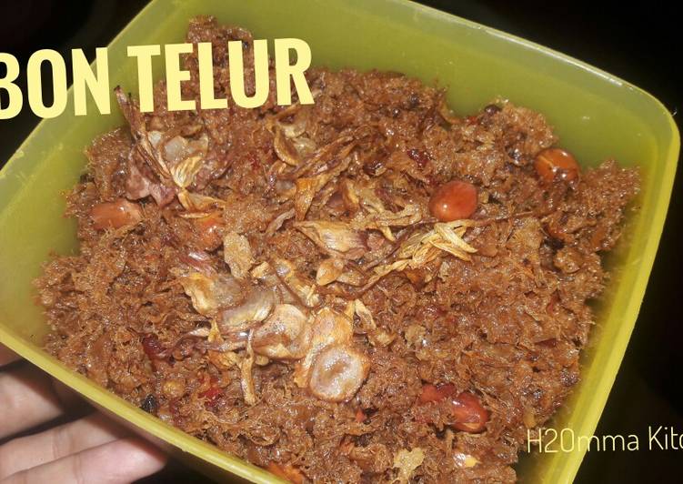 Abon Telur ala H2Omma