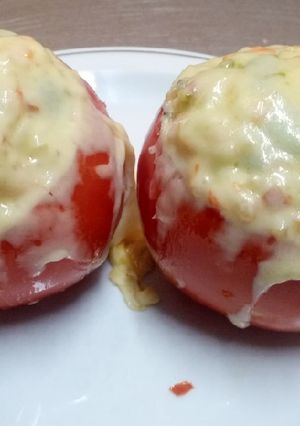 Una foto de Tomates rellenos gratinados