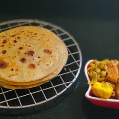 A picture of Sattu Paratha.