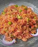 Beet Root & mixed veg Pulav (tiffin recipe)