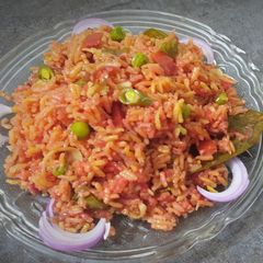 Beet Root & mixed veg Pulav (tiffin recipe) A picture of Beet Root & mixed veg Pulav (tiffin recipe).
