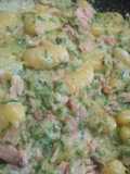 #622 Gnocchi con zucchine e salmone #glutenfree 🥒🐟