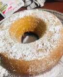 Bizcocho de yogurt sabor a coco