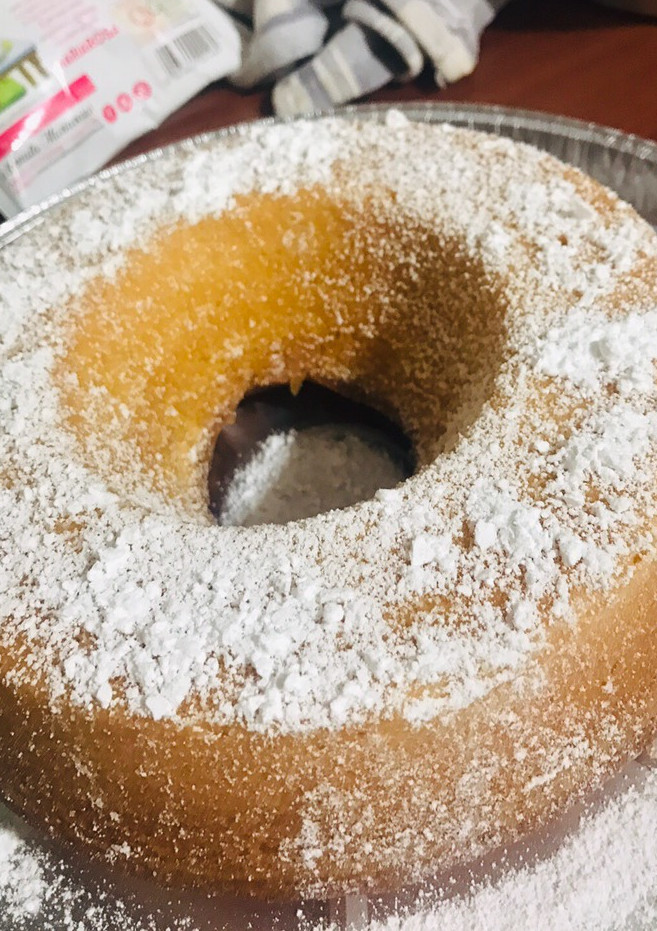 Una foto de Bizcocho de yogurt sabor a coco