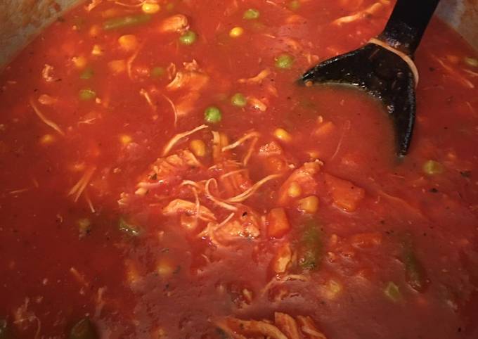 Easiest Way to Prepare Any-night-of-the-week Ninja Foodie/Instant Pot Chicken Vegetable Soup