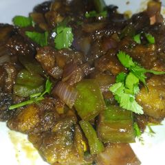 Mushroom chilli A picture of Mushroom chilli.