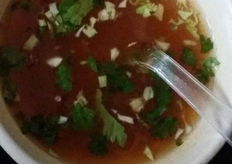 Recipe of Super Quick Homemade Tomato Coriander Soup