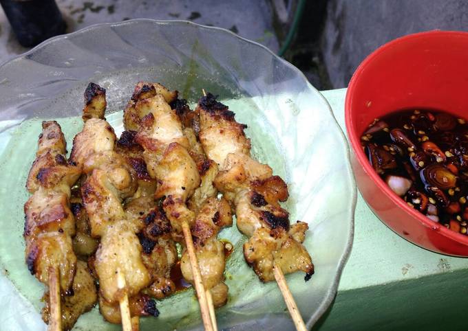 Resep Sate ayam bumbu kecap yang Bisa Manjain Lidah