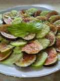 Carpaccio de Pepino e higos