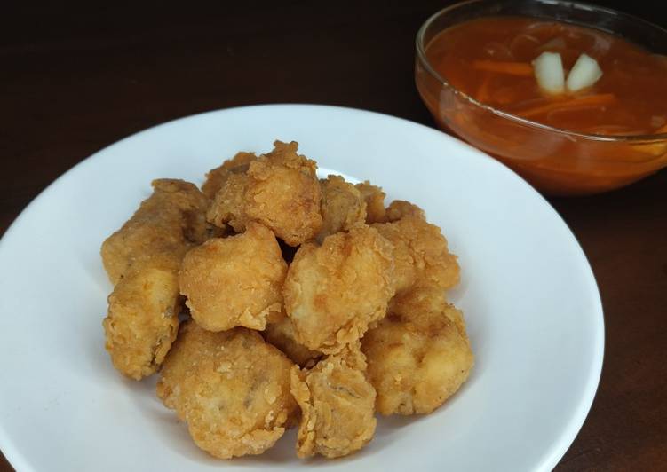 Gurame fillet with sweet and sour sauce