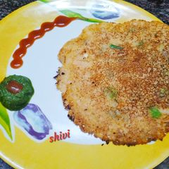 A picture of Suji ka chilla.