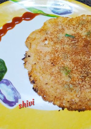 A picture of Suji ka chilla.