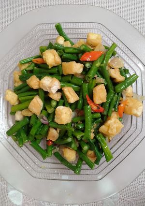 Foto resep Tumis Kacang Panjang Tahu
