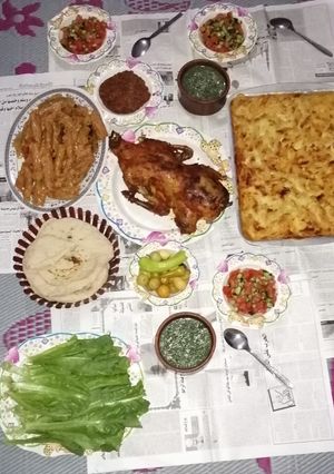 صورة لوصفة بط مشوي في الفرن