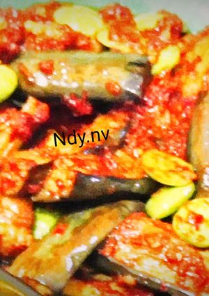 Foto resep 10. Sambal terong pete