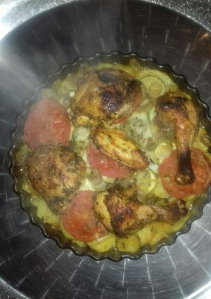 صورة لوصفة قطع دجاج محمر