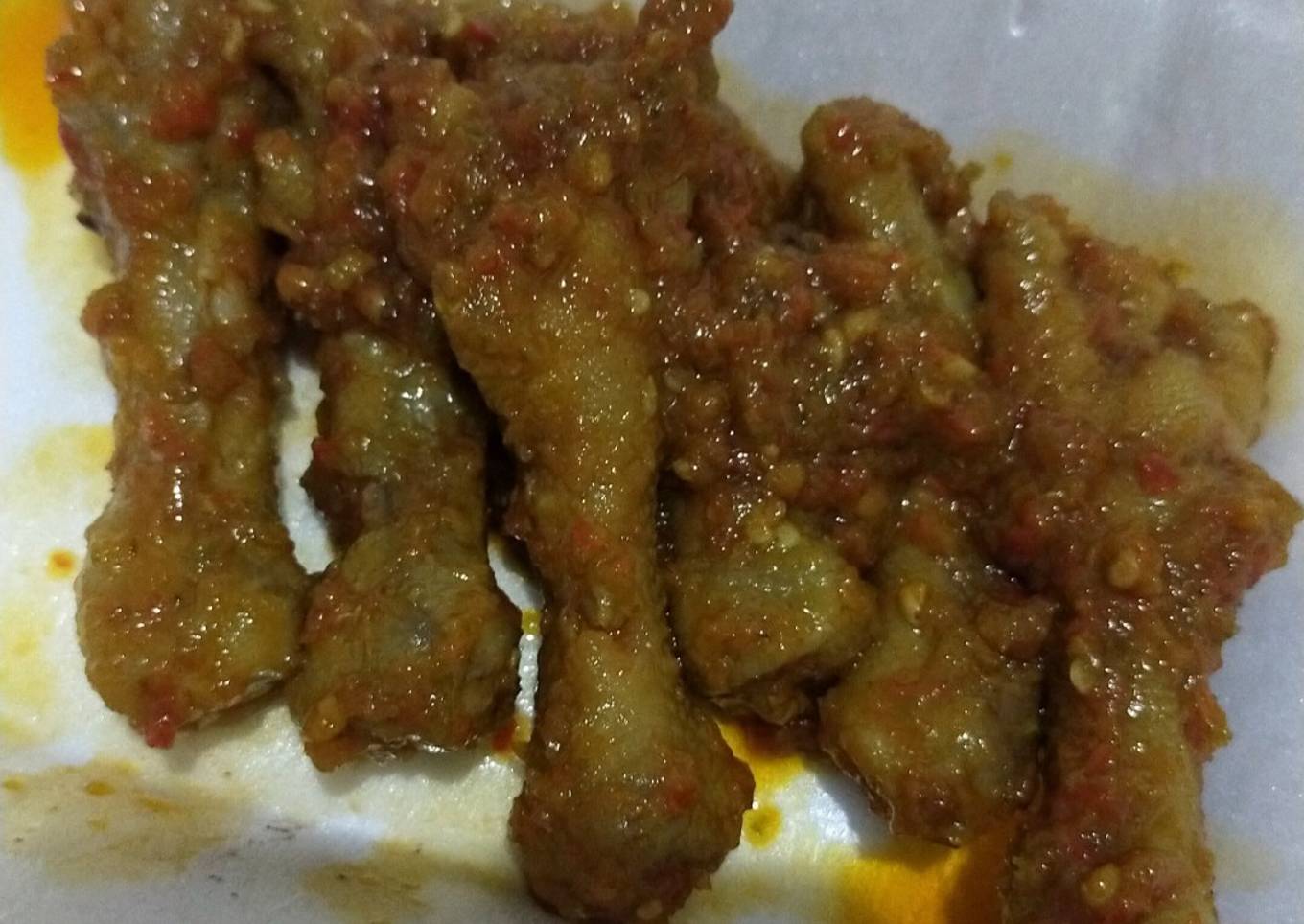Ceker pedas gila